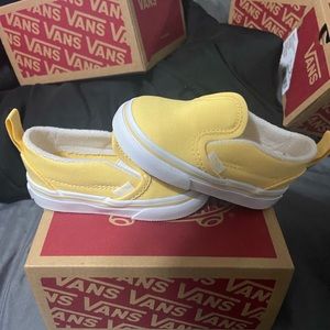 Yellow Toddler Slip-On Vans